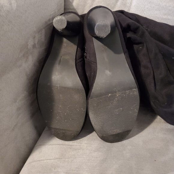 High suede boots - Picture 3 of 4